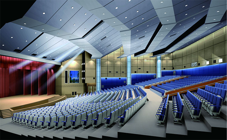 Por que o Harbin Lecture Hall optou por usar revestimento de parede de alumínio?